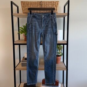 White House Black Market Mid-Rise The Slim Ankle Denim Jeans, 4